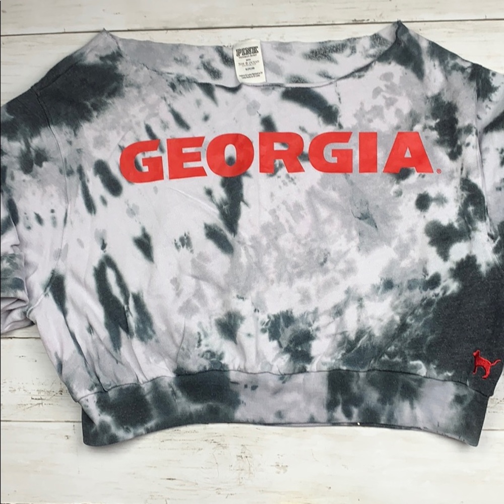 Pink Georgia Tie Dye Oversized Sweater